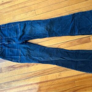 Pilcro Dark Blue Flare Jeans